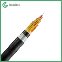 Cable de control blindado de cinta de acero doble CU / PVC / STA / PVC multinúcleo 450 / 750V y 0.6 / 1kV